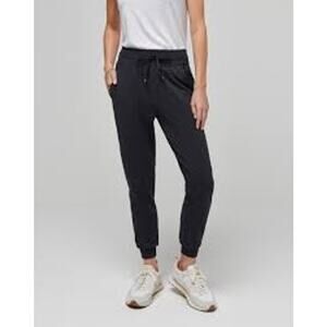 Travis Matthew Joggers Black Size Large Tencel Soft Lounge Drawstring Sweatpants